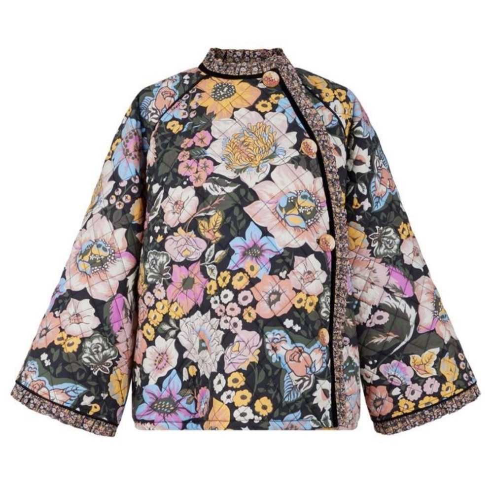 Floral Print Kimono Jacket